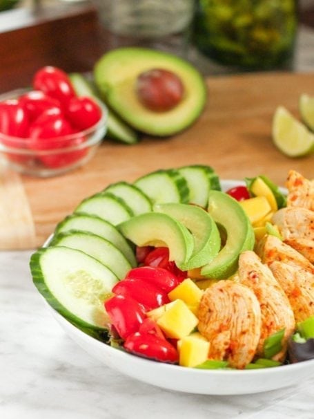 Spicy Lime Chicken Salad - Eat Spin Run Repeat