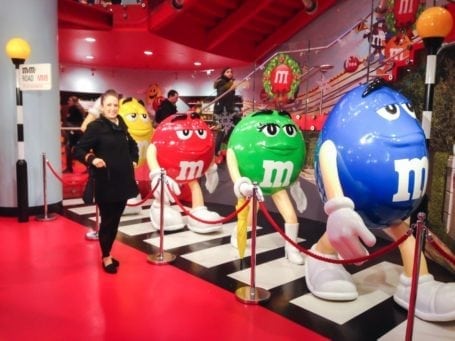walking with the m&ms
