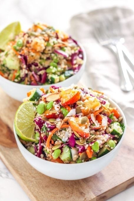 Vegan Coconut Lime Quinoa Salad || anti-inflammatory, vegan, gluten-free || My Fresh Perspective