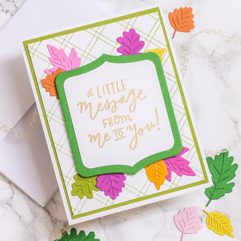 Lots of Autumn Leaves Part 2 - Card 2 - The Stamp Market