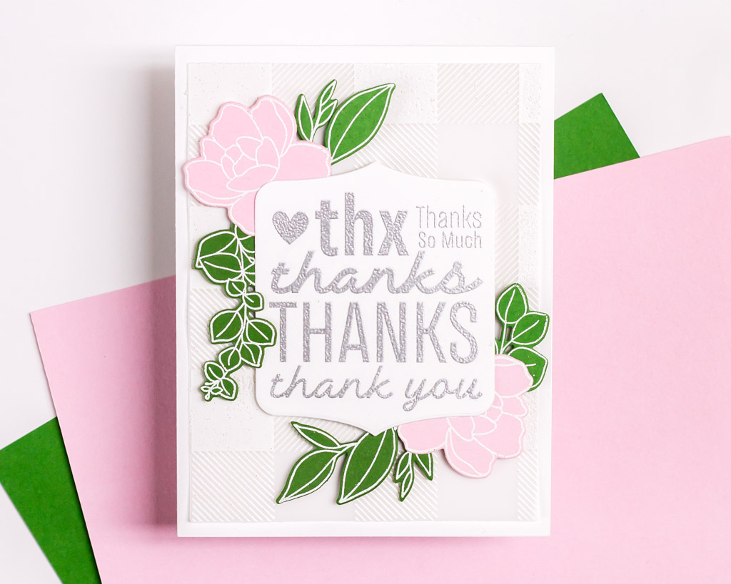 Feminine Florals and Lots of Thanks - featuring The Stamp Market