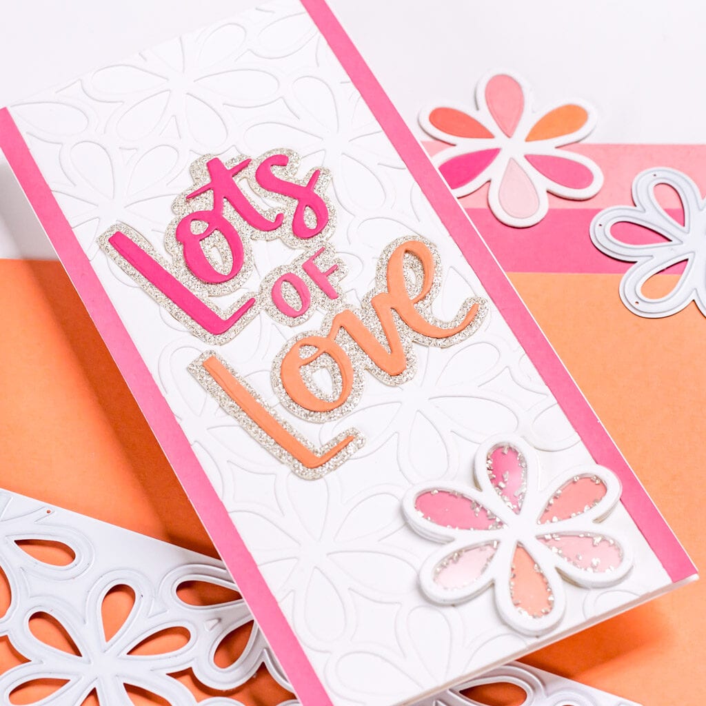 Lots of Love Valentine's Day Shaker Card - featuring The Stamp Market