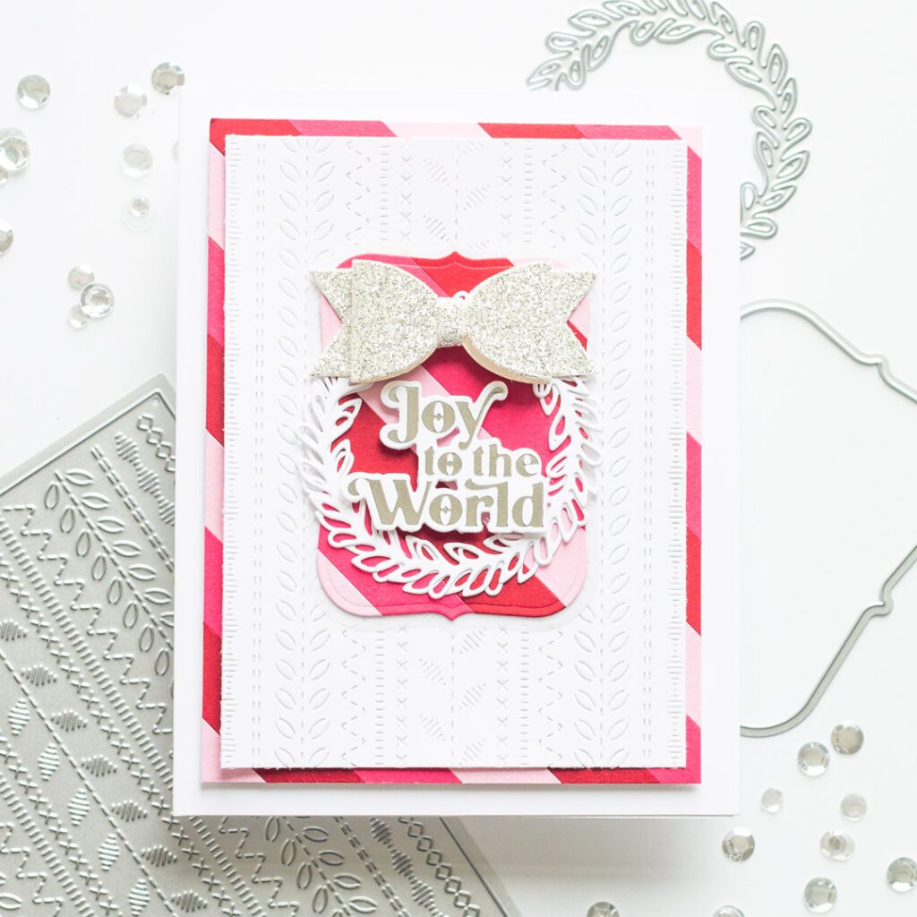Stitches and Stripes Holiday Card - featuring Pinkfresh Studio