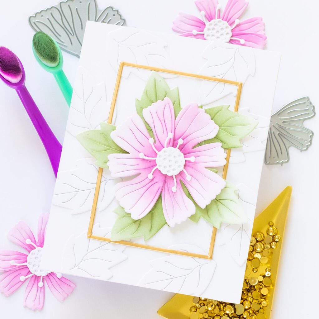 Reverse Confetti Stock Your Stash Challenge - Handmade Wedding Card
