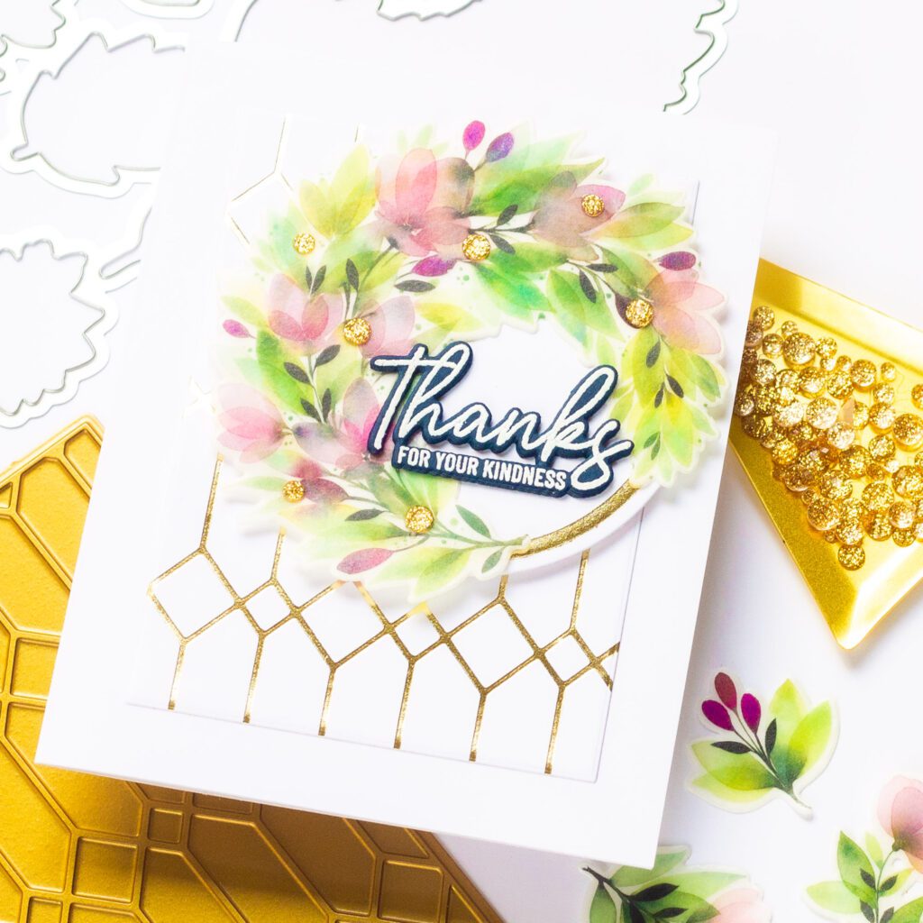 Pinkfresh Studio Enchanting Flora Washi Card