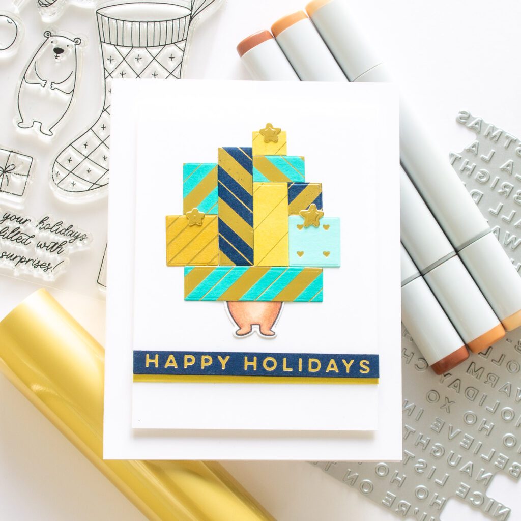 Essentials by Ellen Delivering Holiday Cheer Handmade Card